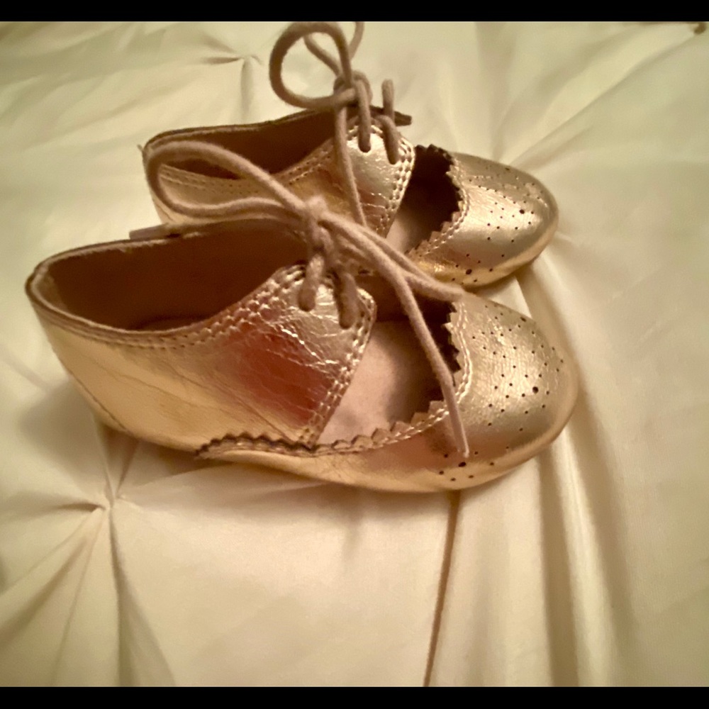 Rose Gold Toddler Girl Dress Shoes